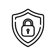Secure shield icon