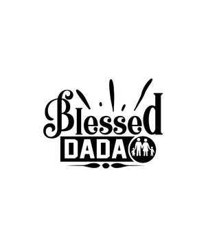 blessed dada svg