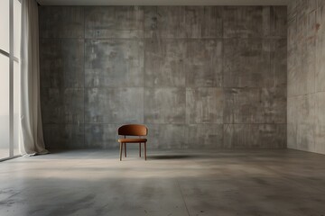 Minimal interior mockup background