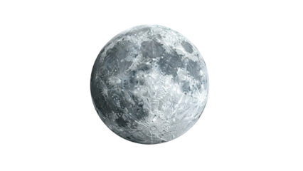 Detailed view of the Moon's surface