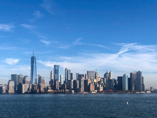 Naklejka premium new york city skyline