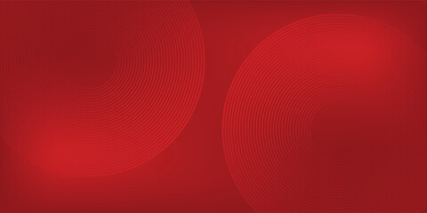 Obraz premium Abstract red background with shining curve lines. Geometric circle line pattern eps 10