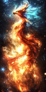 Phoenix Rising in Cosmic Fire