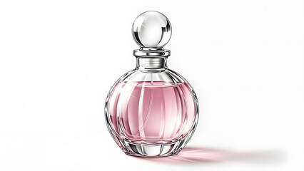 Stylish perfume bottle design emphasizing elegance
