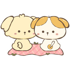 Valentine little puppy 