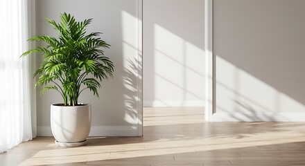 Sun-Drenched Palm: A Light Study