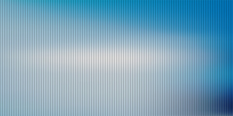 Obraz premium Vector ribbed glass texture background. Blue white grey ribbed glass. Natural color. Mesh gradient. acrylic ribbed bath surface. Reeded glass background semitransparent overlay. Bath wall window