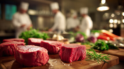 Premium beef steak food photography