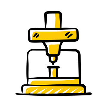 3d printer illustration