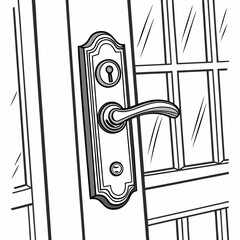 Door lock illustration