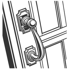 Antique door knocker