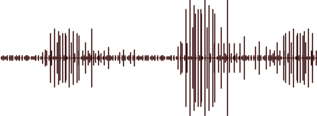 abstract graphic representation of a waveform  audio sound wave