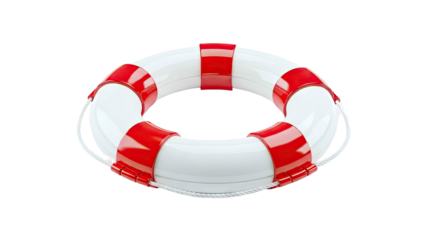 Red and White Lifebuoy