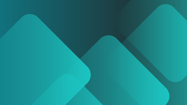 Elegant teal and dark turquoise background with large overlapping diamond shapes and smooth gradients