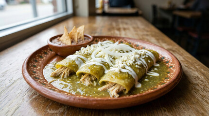 Enchiladas verdes