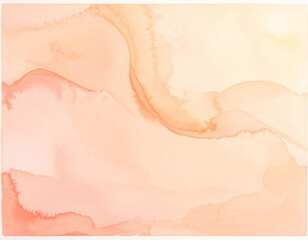 Fototapeta premium ピーチペールピンクの水彩テクスチャ/Peach pale pink watercolor texture