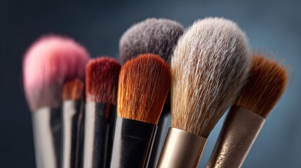 Colorful Makeup Brushes
