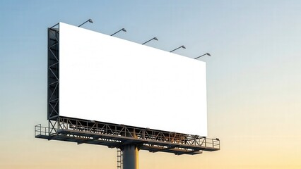 Obraz premium Large Blank Billboard Outdoor Advertising 12.