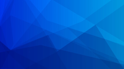 Fototapeta premium abstract blue background with triangles