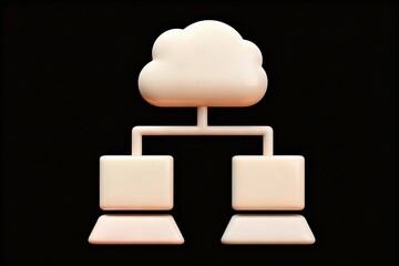 Cloud computing network diagram