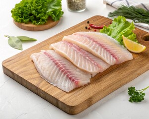 raw fish  fillets