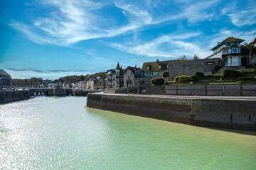 Saint-Valery-en-Caux on the Cote d&rsquo;Albatre in Normandy, the harbor
