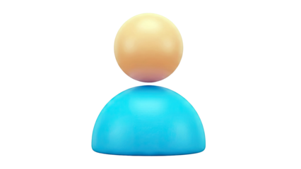 3D Abstract Human Icon