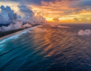 sunrise over the sea