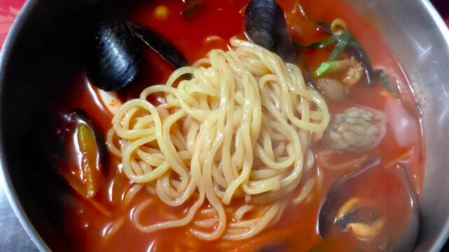 한국,음식,짬뽕,면,Korea, food, jjamppong,noodles