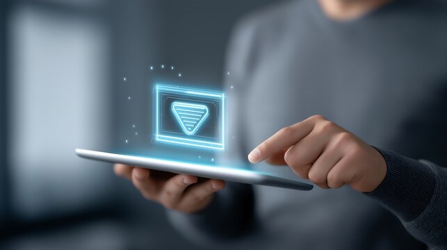 Digital Email Threat Prevention Scene with Augmented Reality Inbox Highlighting Phishing Warning
 - Powered by Adobe