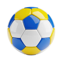 Fototapeta premium Soccer ball, isolated on transparent background
