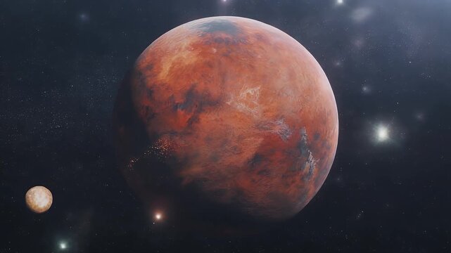 Exploring the Red Planet - A Journey to Mars and its Moons.