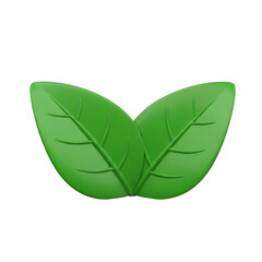 Vibrant green leaves symbolizing nature's beauty