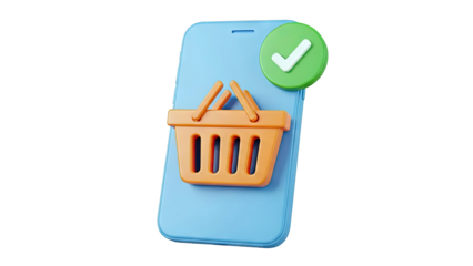 Online Shopping Cart Success Icon