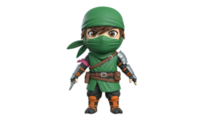 Chibi Ninja Character Model