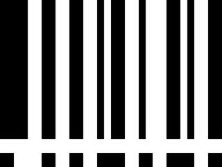 Close up of a barcode on a product label.