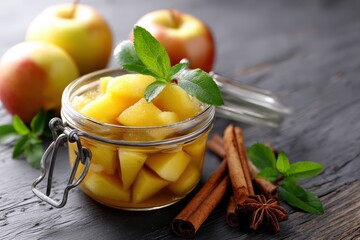 Delicious Homemade Apple and Mango Fruit Jam