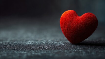 Fototapeta premium Red heart object