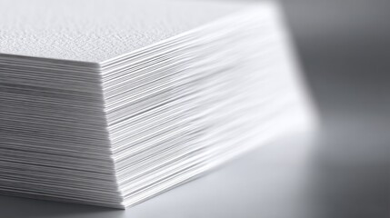 Stack white paper
