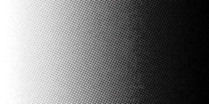 Dotted gradient vector illustration, white and black halftone background. vector Eps 10