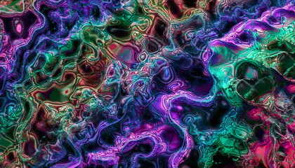 Vibrant abstract backgrounds with swirling patterns and neon colors in a mesmerizing digital artwork