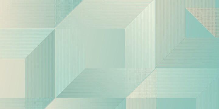 Minimal teal mint geometric line pattern abstract grid background