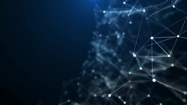 Abstract Network Connection Background for Technology and Science.