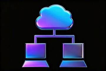 Cloud computing network diagram