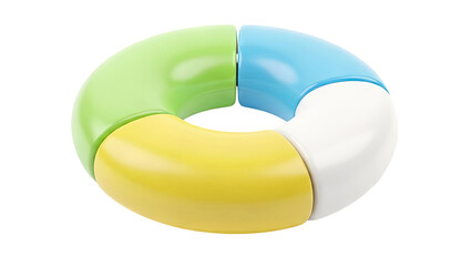Colorful Ring Segments