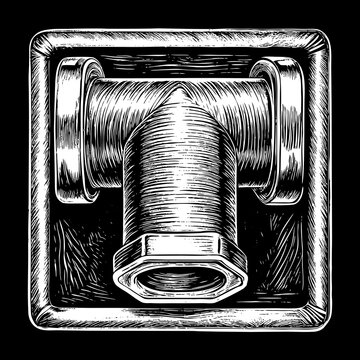 Industrial pipe fitting