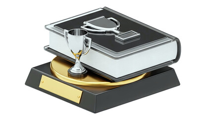 Trophy and Book Award Symbol