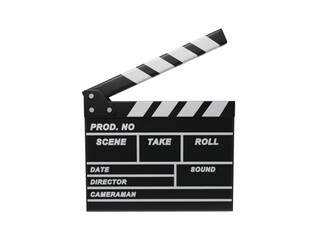 Obraz premium Movie Clapboard icon 3d render illustration