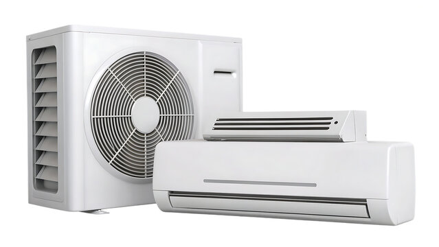 Modern air conditioning units display