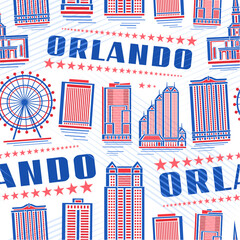 Vector Orlando Seamless Pattern